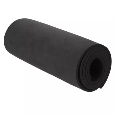 Thickened black insulation neoprene cr rubber sheet mat roll