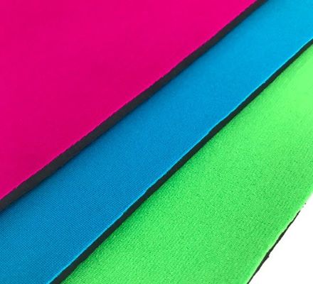 Rubber Coated Polychloroprene Recycled Neoprene Fabric 3mm Thickness