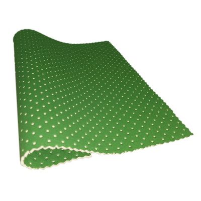 Green Laminated Mesh SBR Neoprene Fabric Sheet Lightweight