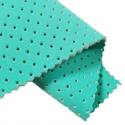 Green ECO Friendly Laminated Mesh SBR Neoprene Fabric Sheet Lightweight