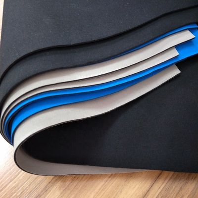 35-45 Shore A 3Mpa CR Rubber Laminated Neoprene Fabric Sheet For Socks, Hard Rubber, Sealing Material, Waterproof And Flame Retardant