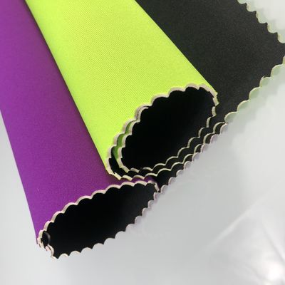 3mm CR Soft Neoprene Rubber Sheet , Cloth Textured Neoprene Sheet