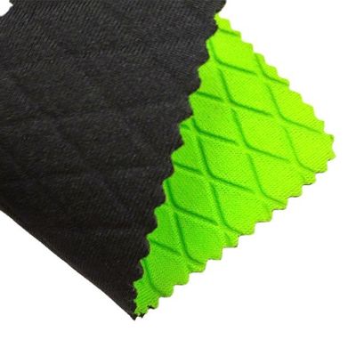 Anti-slip 1.5-5 mm Emmbossed Neoprene Fabric Nylon Coated Elastic Customized Pattern Stylish Yoga pads Belts