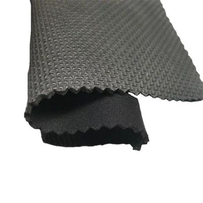 Anti Skid 1.5 Mm Embossed Neoprene Fabric Nylon Coated Elastic