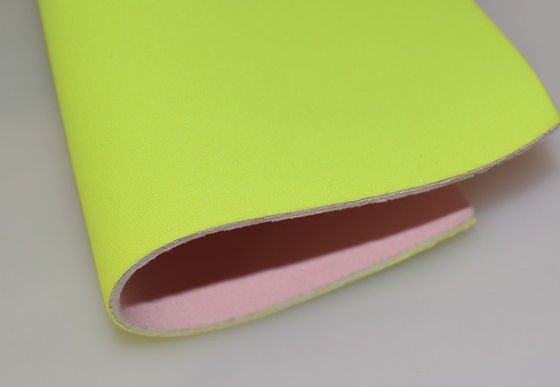 2-40mm Neoprene Wetsuit Material , Antioxidant Yellow Pink Neoprene Fabric, Customized Fabrics According To Pantone Colors, High Color Fastness Fabrics,