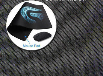 Wheel Textured SBR Neoprene Fabric Reinforced Rubber Sheet Patterned For Mouse Pads