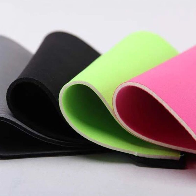 Single Side 70 Shore A 1mm CR Laminated Neoprene Fabric By The Yard,Sealing Pads, Pipe Linings, Waterproof Gaskets, Ship Anti-Collision Layers