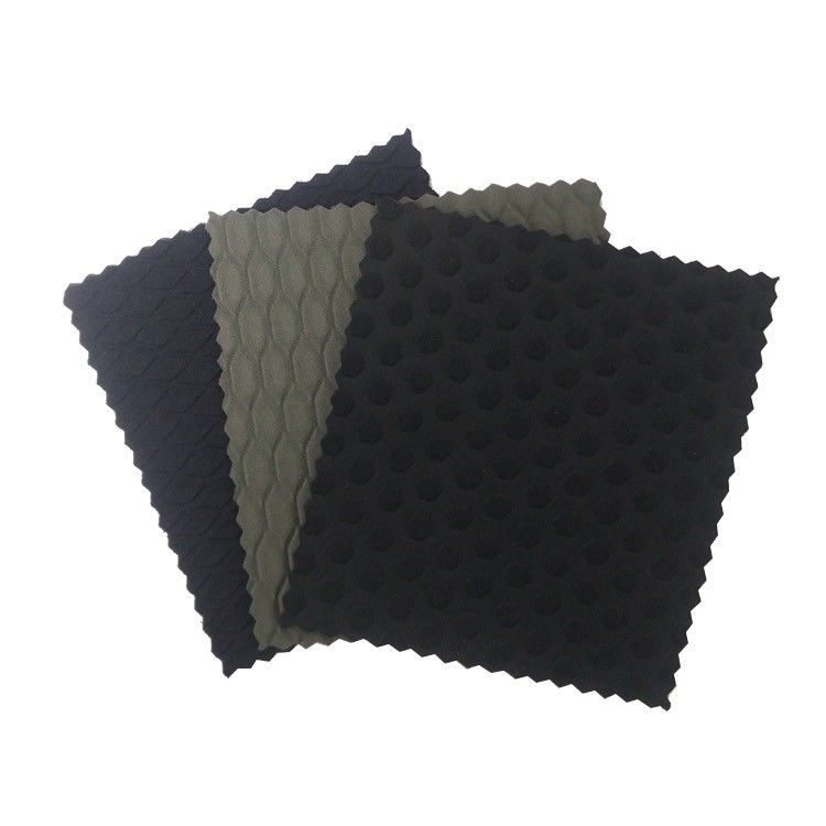 1.5MM-40MM Embossed Neoprene Fabric SGS Certification black color
