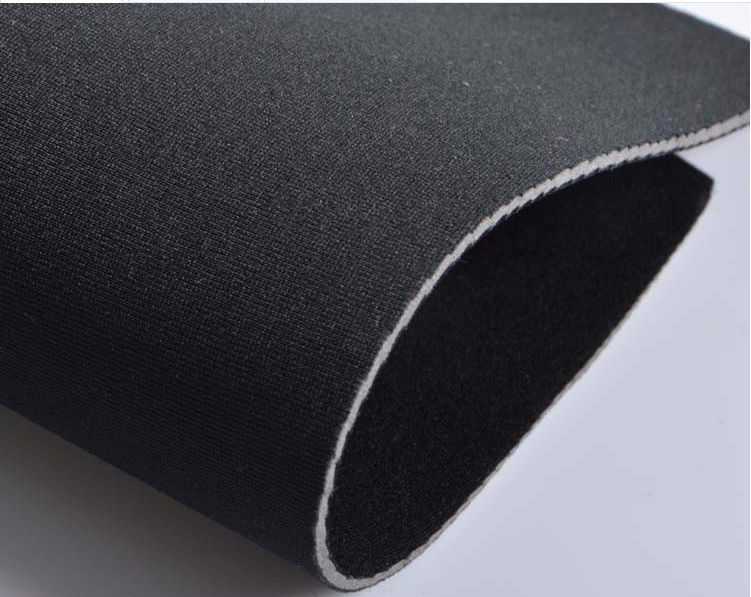 Apparel SBR Laminated 2mm Neoprene Fabric , Polyester Jersey Thin Neoprene Fabric