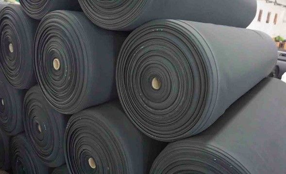 RoHS 3mm Double Sided Neoprene Raw Material With Nylon Fabric